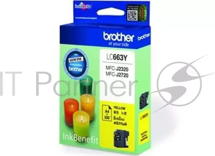 Картридж BROTHER LC663Y