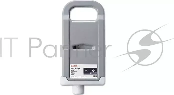 Картридж струйный CANON PFI 703 BK черный для iPF815/825 2963B001