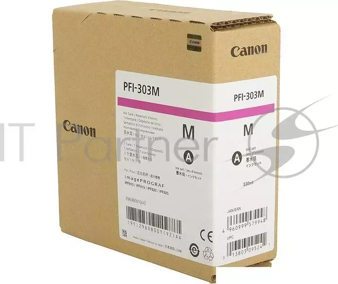 Картридж струйный CANON PFI 303 M пурпурный для iPF815/825 2960B001