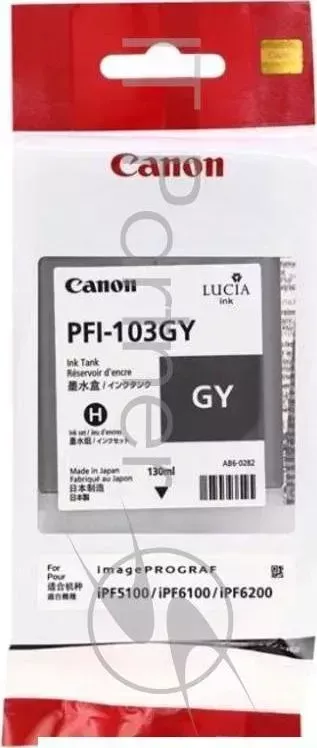 Картридж струйный CANON PFI 103 GY 2213B001 серый для iPF5100, iPF6100