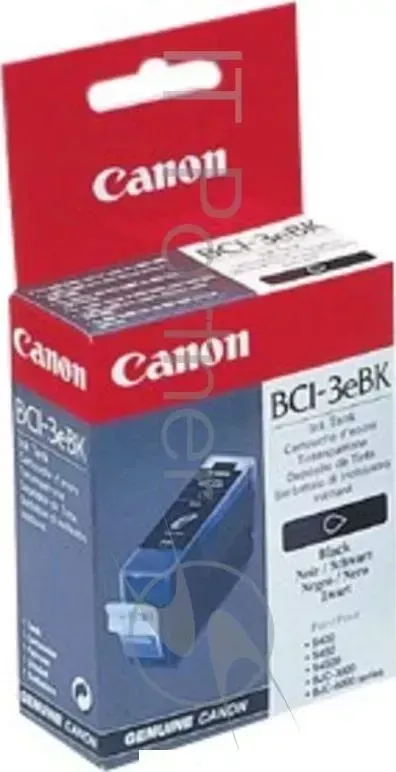 Картридж CANON BCI 3eBk 4479A002 черный, 310 стр., для S400/S450/S500/S600/S4500/S6300/BJC 3000/6000 series