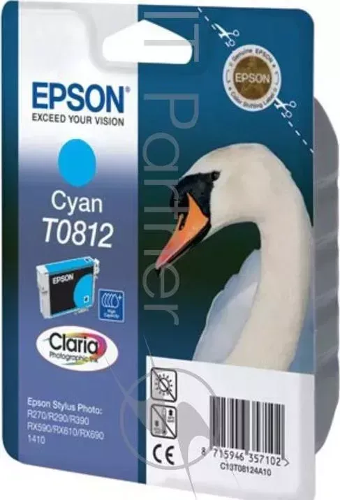 Картридж струйный EPSON C13T11124A10 голубой для