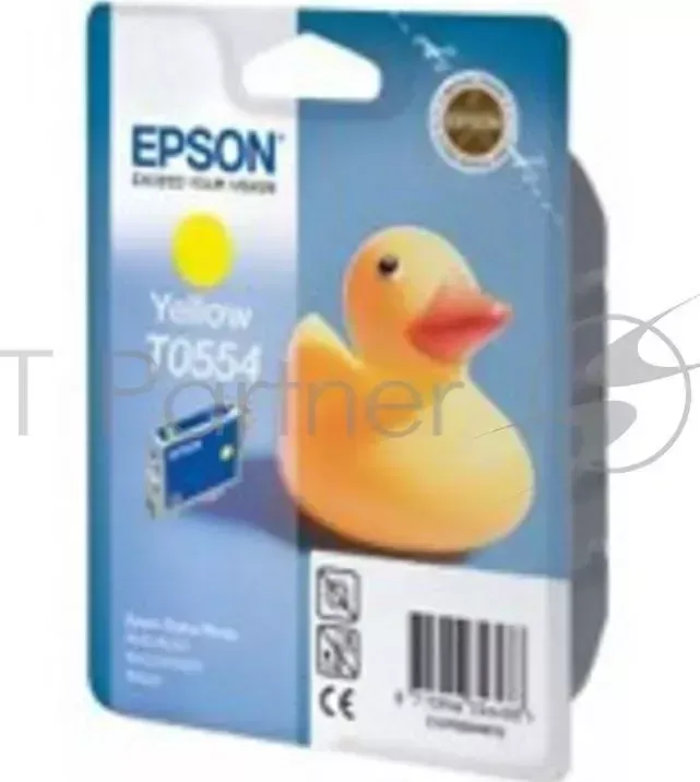 Картридж струйный EPSON C13T05544010 желтый для