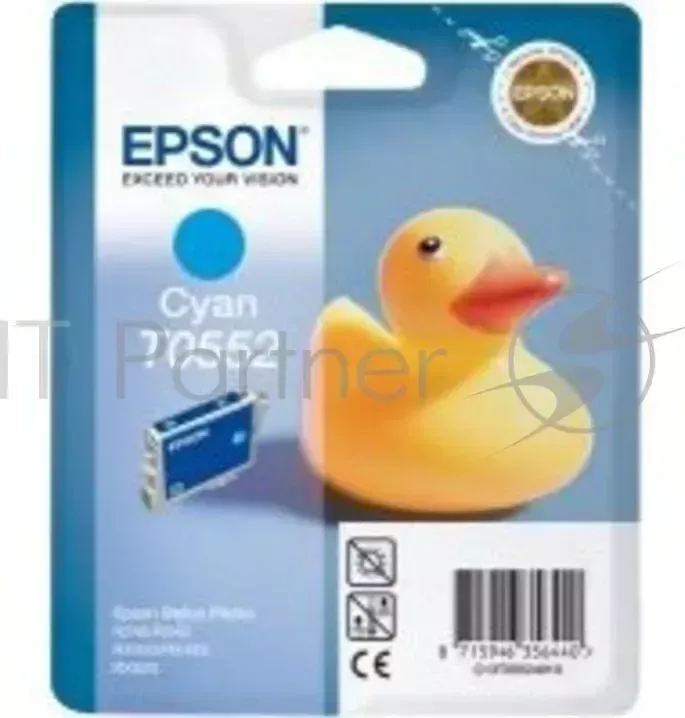 Картридж струйный EPSON C13T05524010 голубой для