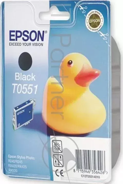 Картридж струйный EPSON C13T05514010 черный для