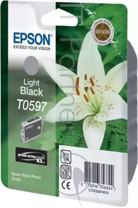 Картридж струйный EPSON C13T059740 светло ч рный для