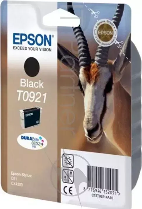 Картридж струйный EPSON T0921 черный для