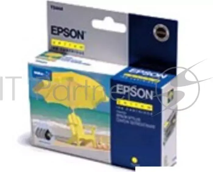Картридж струйный EPSON C13T044440 желтый для Stylus C84 Photo Edition