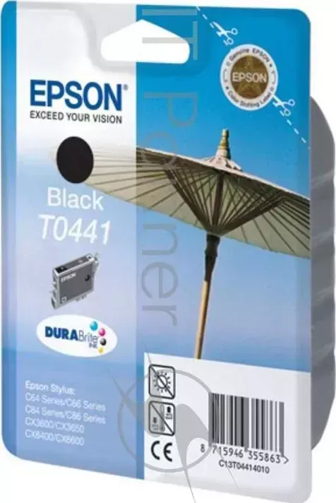 Картридж струйный EPSON C13T04414010 black для Stylus C84/86 (13ml)