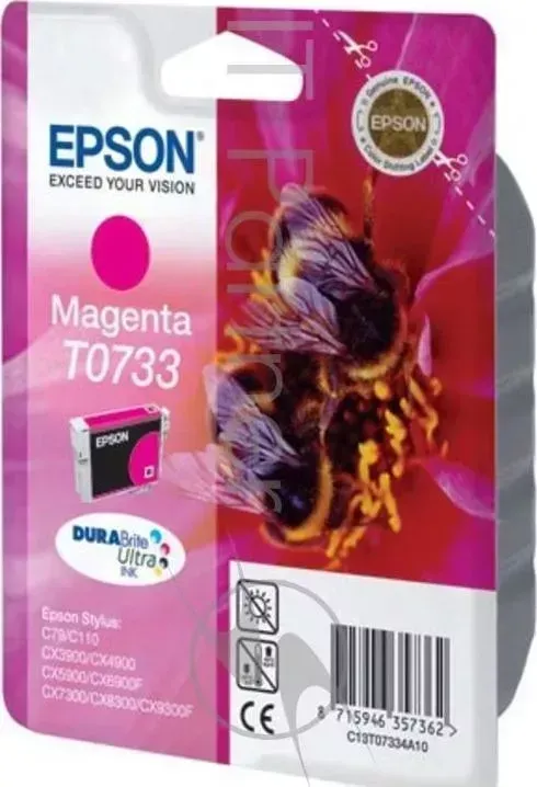 Картридж струйный EPSON T0733 пурпурный для