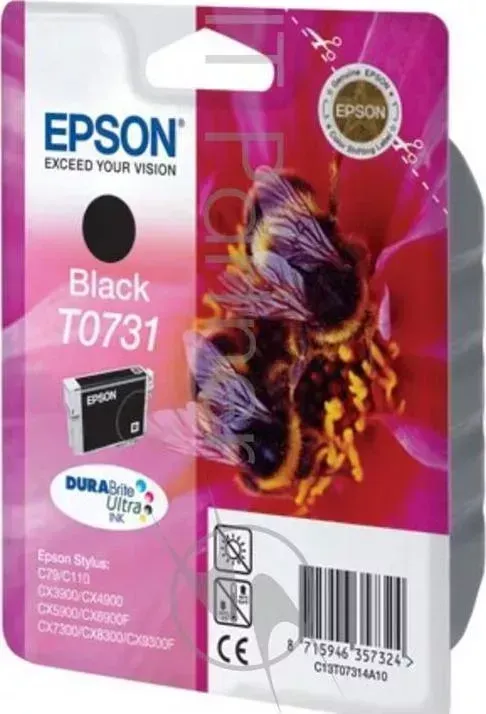 Картридж струйный EPSON T0731 черный для