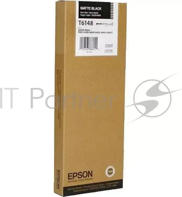 Картридж струйный EPSON C13T614800 черный матовый для