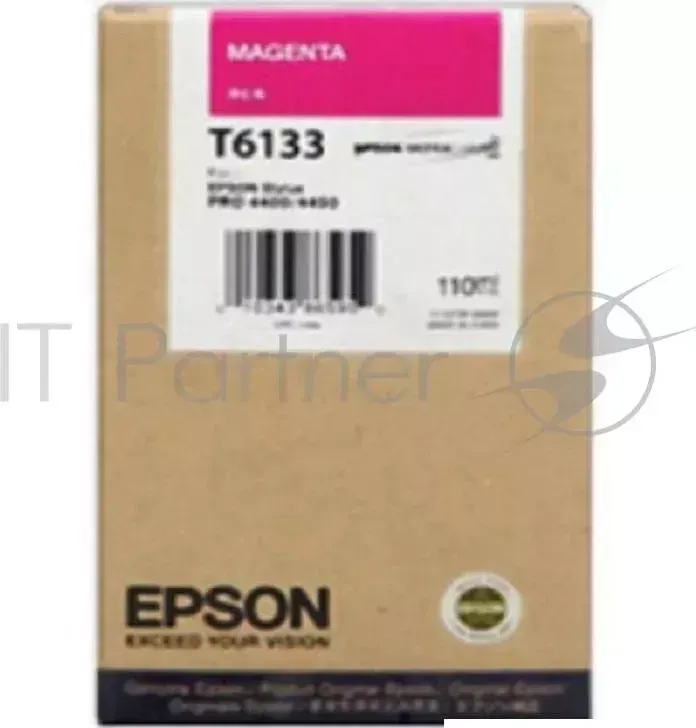 Картридж струйный EPSON C13T613300 пурпурный для