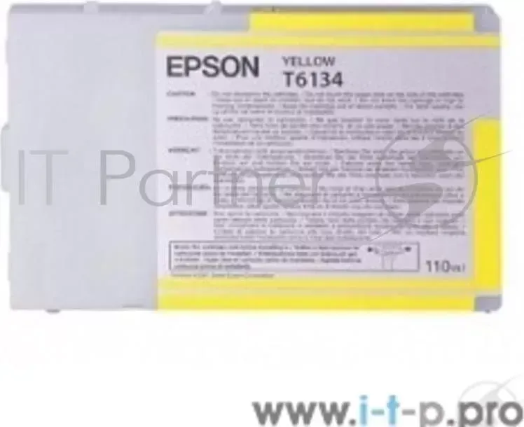 Картридж струйный EPSON C13T613400 желтый для