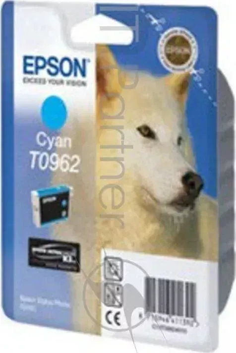 Картридж струйный EPSON T096240 C13T09624010 голубой для