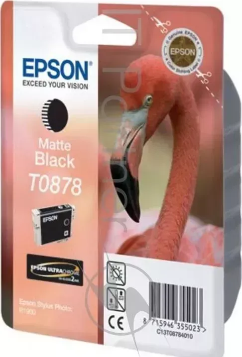 Картридж струйный EPSON C13T087840 черный матовый для