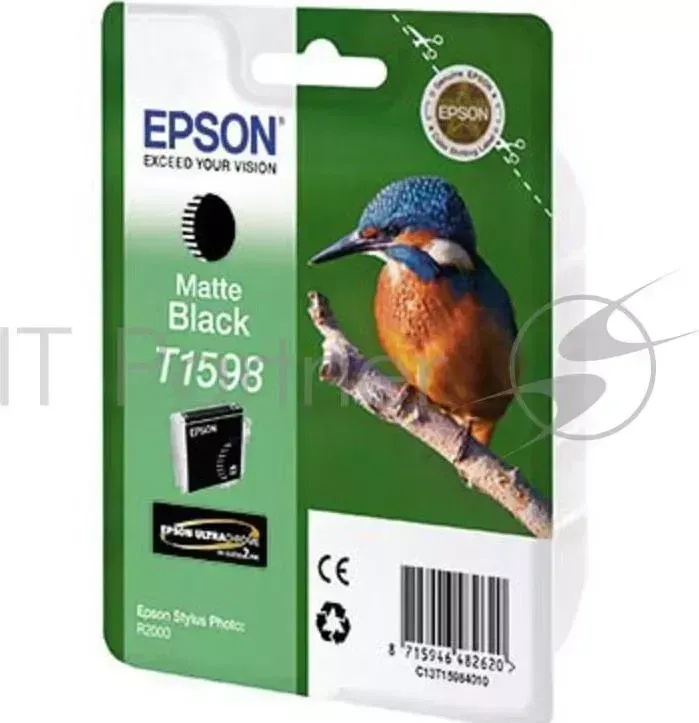 Картридж струйный EPSON C13T15984010 черный матовый для