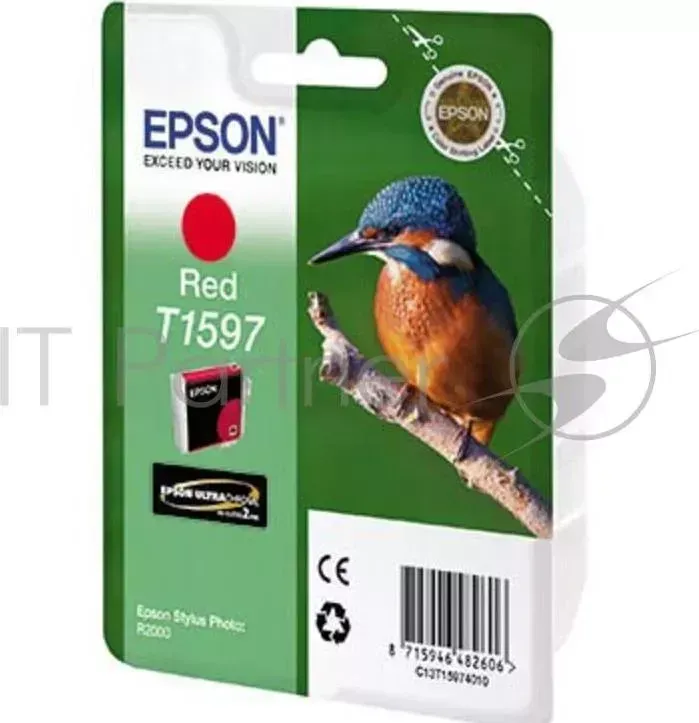 Картридж струйный EPSON C13T15974010 красный для