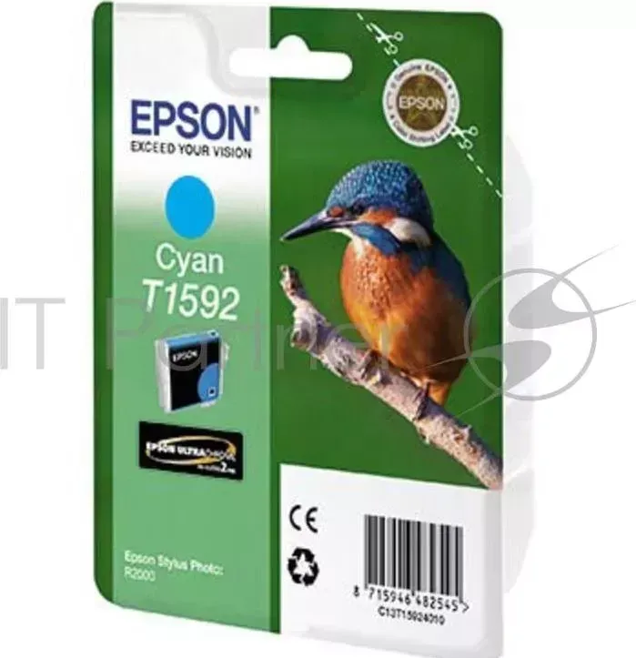 Картридж струйный EPSON C13T15924010 голубой для