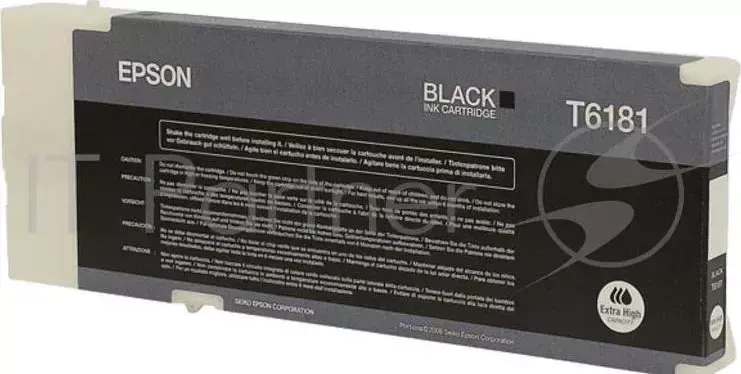 Картридж струйный EPSON C13T618100 Extra High Capacity черный для B500/510DN