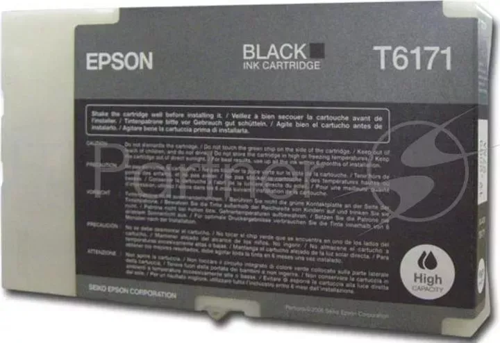 Картридж струйный EPSON C13T617100 black для B 300/B 500DN/B 510DN