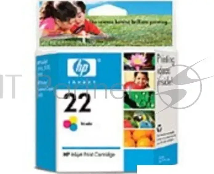 Картридж струйный HP 22 C9352AE многоцветный для HP DJ 3920/3940/PSC 1410 (165стр.) Hewlett-Packard HP 22 DJ