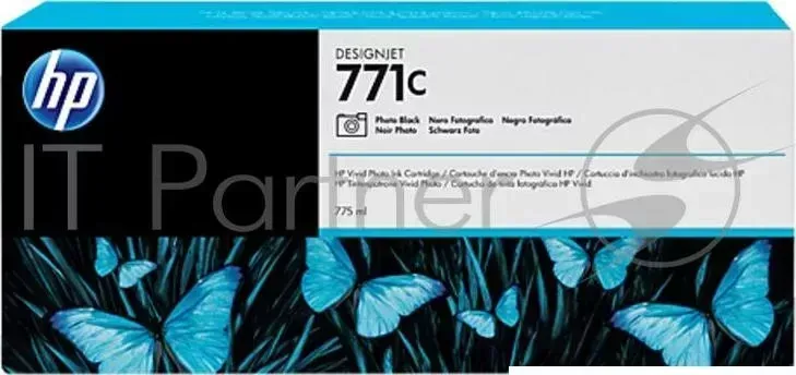 Картридж струйный HP №771C B6Y13A фото черный для HP DJ Z6200 (775мл) Hewlett-Packard HP 771C Designjet Printer series 775ml
