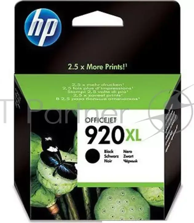 Картридж струйный HP 920XL CD975AE черный для HP OJ 6000/6500 (1200стр.) Hewlett-Packard HP Officejet