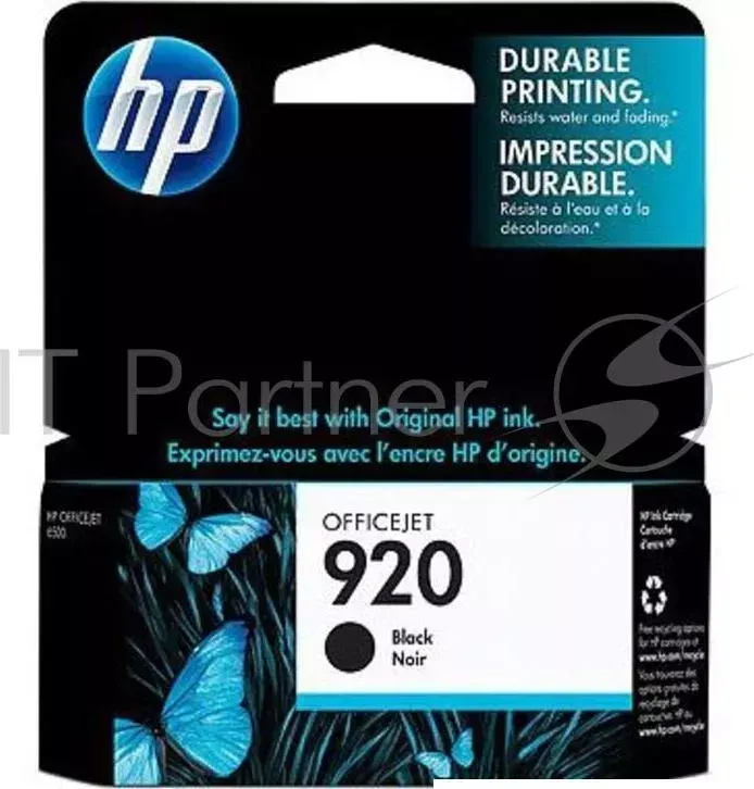 Картридж струйный HP №920 CD971AE черный для HP OJ 6000/6500 Hewlett-Packard HP 920 Officejet