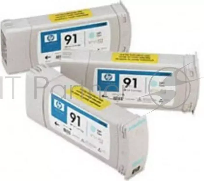 Картридж струйный HP №91 C9485A желтый x3уп. для HP DJ Z6100 Hewlett-Packard HP 91 Yellow упаковка из 3 шт C9469A DJ