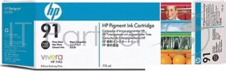 Картридж струйный HP №91 C9465A фото черный для HP DJ Z6100 (775мл) Hewlett-Packard HP HP DJ