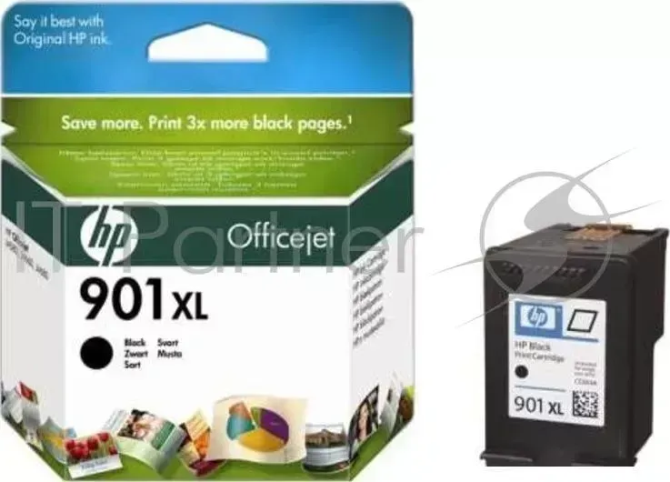 Картридж струйный HP №901XL CC654AE черный для HP J4580/4660 (700стр.) Hewlett-Packard HP 901XL