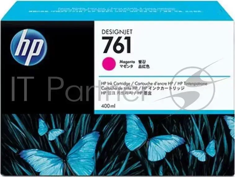 Картридж струйный HP №761 CM993A пурпурный для HP DJ T7100 (400мл) Hewlett-Packard HP 761 Designjet Printer series 400 мл