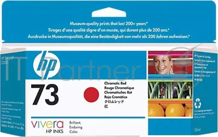 Картридж струйный HP 73 CD951A хроматический красный для HP DJ Z3200 (130мл) Hewlett-Packard HP 73 Designjet Photo Printer series 130 мл.