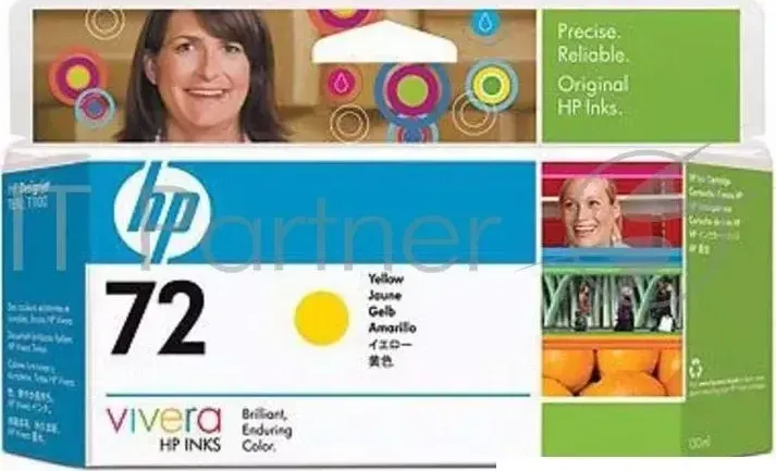 Картридж струйный HP №72 C9373A желтый для HP DJ T1100/T610 (130мл) Hewlett-Packard HP Designjet