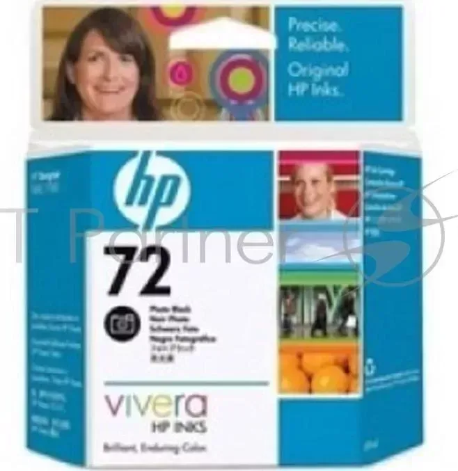 Картридж струйный HP №72 C9397A фото черный для HP DJ T610/T1100 (69мл) Hewlett-Packard HP 72 Photo Black DJ 69 мл
