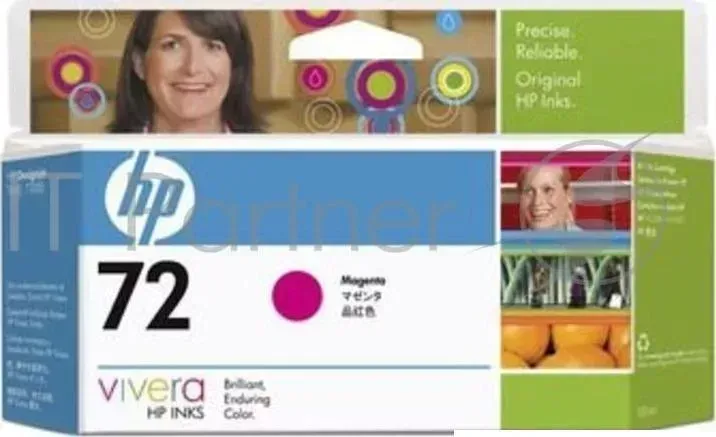 Картридж струйный HP №72 C9399A пурпурный для HP DJ T610/T1100 (69мл) Hewlett-Packard HP 72 Magenta DJ 69 мл