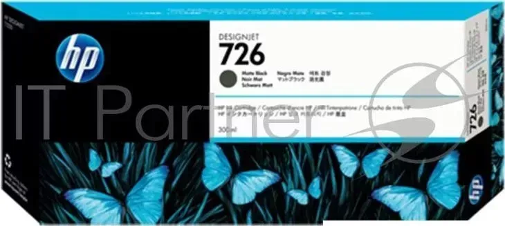 Картридж струйный HP 726 CH575A черный матовый для HP DJ (300мл) Hewlett-Packard HP Matte black Designjet 300 мл