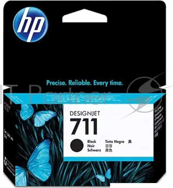 Картридж струйный HP №711 CZ129A черный для HP DJ T120/T520 (38мл) Hewlett-Packard HP 711 HP Designjet ePrinter series 38 мл