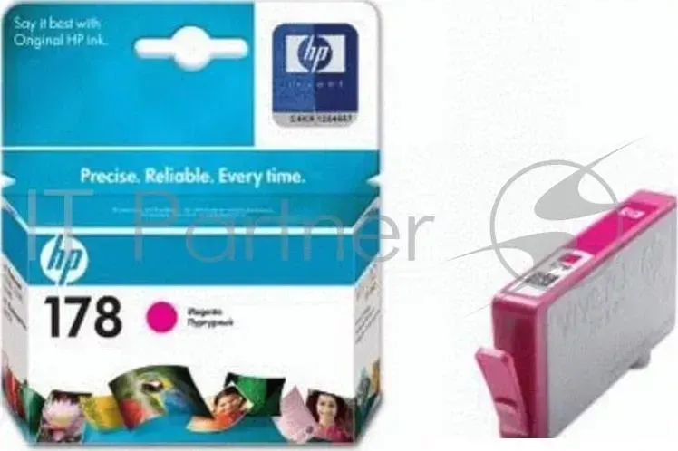 Картридж струйный HP №178 CB319HE пурпурный для HP C5383/C6383/B8553/D5463 (300стр.) Hewlett-Packard HP 178