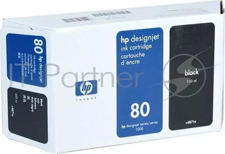 Картридж струйный HP C4871A черный для HP DJ 1050C Hewlett-Packard HP black for DJ