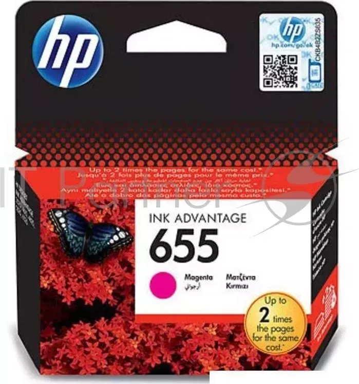 Картридж струйный HP 655 CZ111AE пурпурный для HP DJ IA 3525/4615/4625/5525/6525 (600стр.) Hewlett-Packard HP DJ IA 3525/5525/4515/4525 в блистерной упаковке