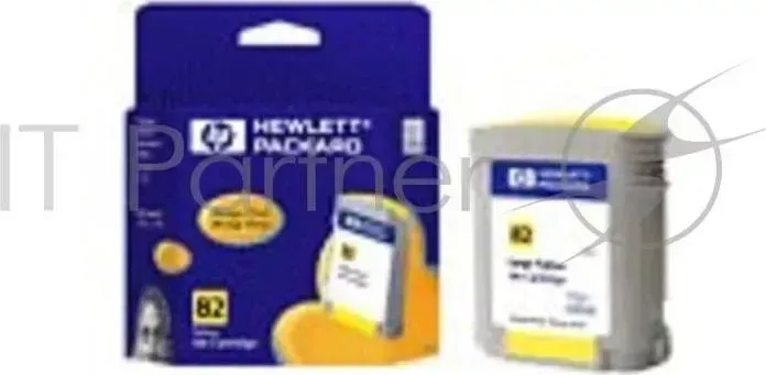 Картридж струйный HP №82 C4913A желтый для HP DJ 500/800 (69мл) Hewlett-Packard HP 82 DJ