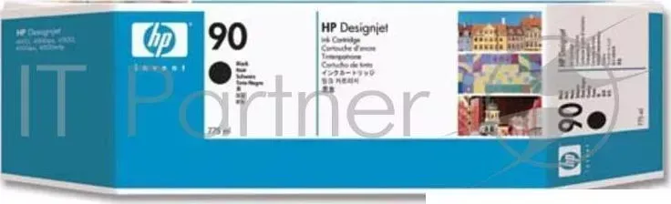 Картридж струйный HP №90 C5059A черный для HP DJ 4000/4500 (775мл) Hewlett-Packard HP N90 black for DesignJet 775 ml.