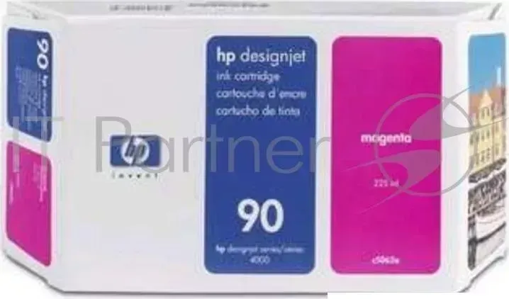 Картридж струйный HP C5062A magenta №90 для Designjet 4000/4000ps/4500/4500p (225 мл) Hewlett-Packard HP