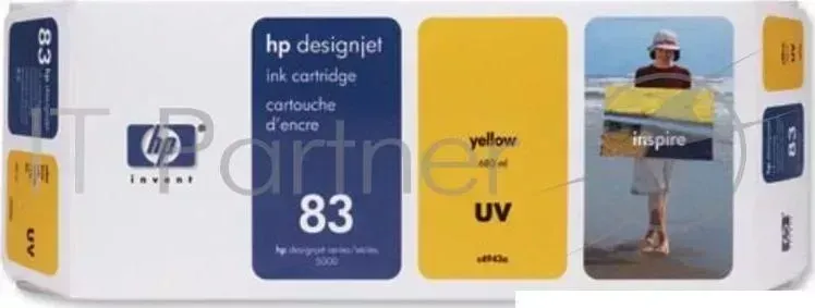 Картридж струйный HP №83 C4943A желтый для HP DJ 5500 Hewlett-Packard HP yellow for DesignJet
