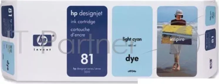 Картридж струйный HP C4934A светло-голубой для HP DJ 5000/5500 (680стр.) Hewlett-Packard HP HP DJ