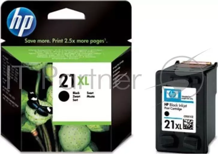 Картридж струйный HP 21XL C9351CE черный для HP DJ 3920/3940/D1460/3930/D1520/PSC 1410 Hewlett-Packard HP DJ 3920/3940/D1460/3930/D1520, PSC