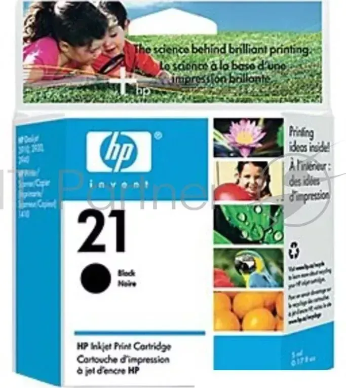 Картридж струйный HP 21 C9351AE черный для HP DJ 3920/3940/PSC 1410 Hewlett-Packard HP 21 DJ