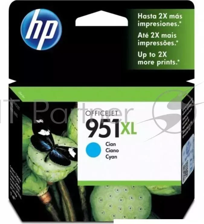 Картридж струйный HP 951XL CN046AE голубой для HP OJ Pro 8100/8600 (1500стр.) Hewlett-Packard HP Officejet